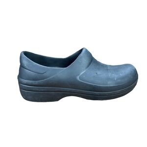 Crocs On The Clock Literide SR Women's Size 9 Work‎ Shoes Black Slip On